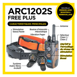 Dogtra® ARC1202S FREE | ARC dos perros Manos Libres