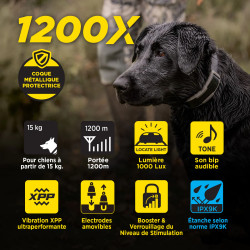 DOGTRA® 1200X 2 - Perros 1900X 2 (Versión EU)